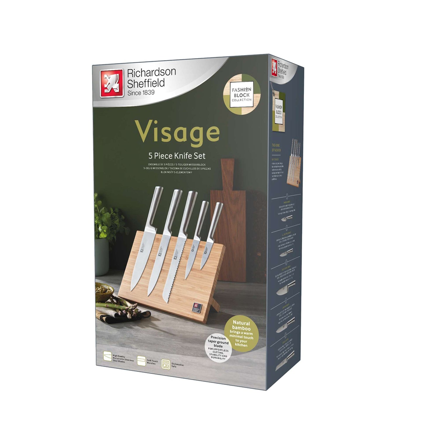 Messenblok - 5-delig - Visage