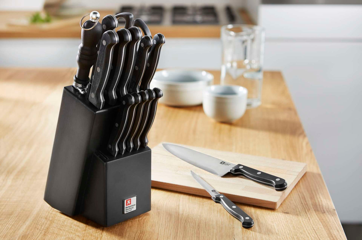 Artisan Knife Block - 15 Piece - Black