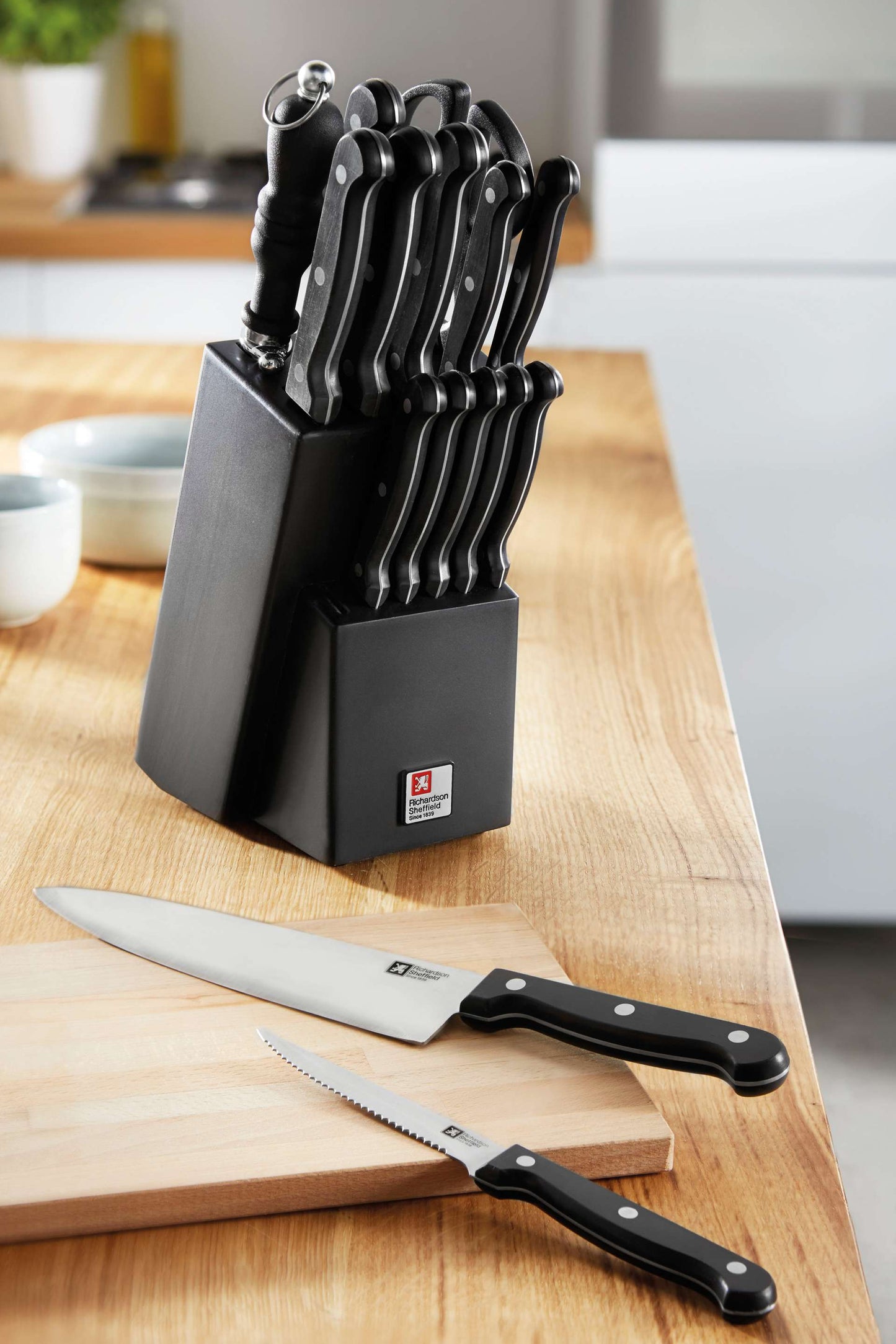 Artisan Knife Block - 15 Piece - Black