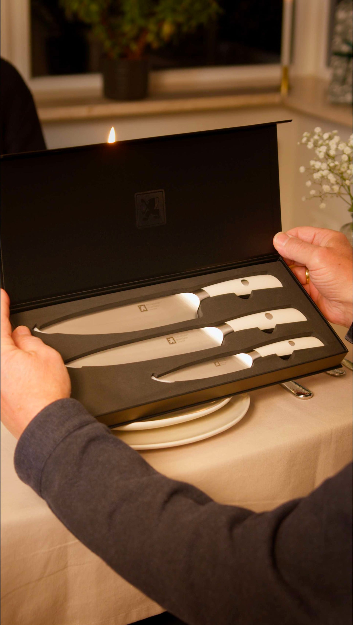 Supreme Knife Set - 3 Piece - Ivory