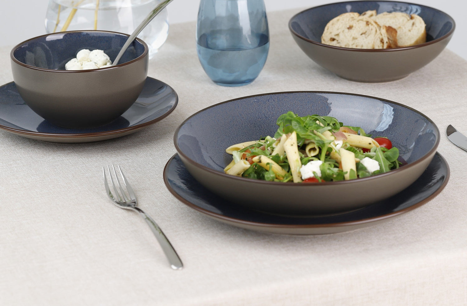 Salade- en pastaborden