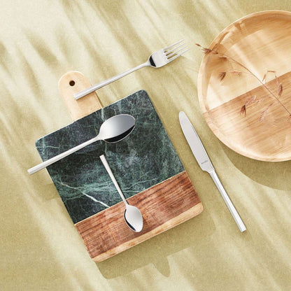 Colorado Cutlery Set - 6 Persons - 24 Pieces - Silver Colored