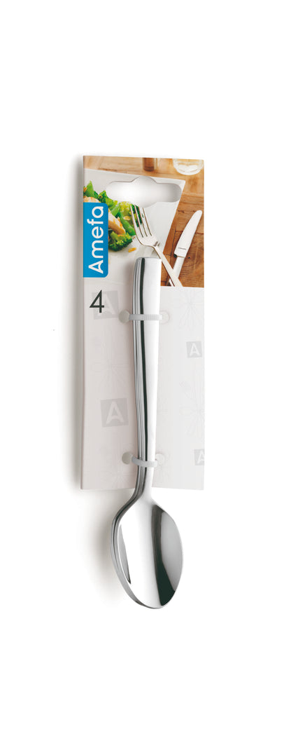 Colorado Mocha/Espresso Spoon Set - 2 Persons - 2-Piece - Silver Colored