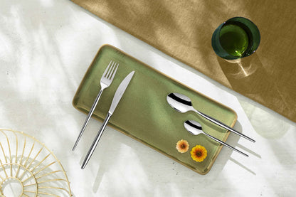 Soprano Cutlery Set - 6 Persons - 24 Pieces - Silver Colored
