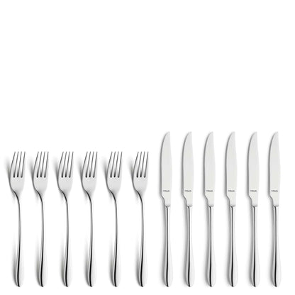 Steakbestek set - 12-delig - 6 Personen - Cuba
