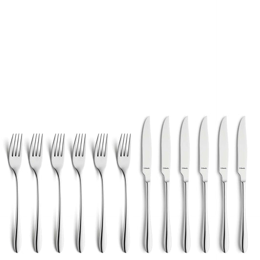 Steakbestek set - 12-delig - 6 Personen - Cuba