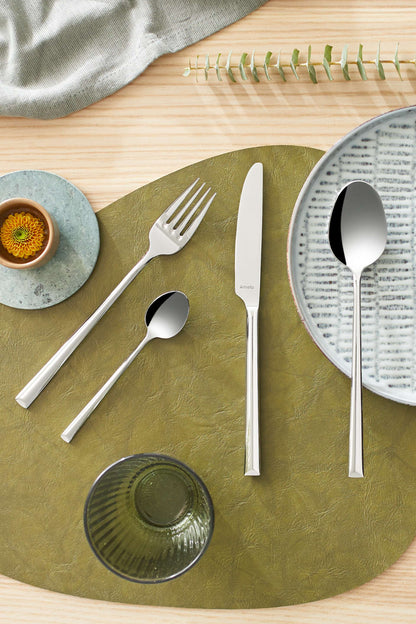Metropole Cutlery Set - 6 Persons - 60 Pieces - Silver Colored