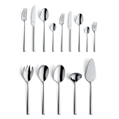 Metropole Cutlery Set - 6 Persons - 60 Pieces - Silver Colored