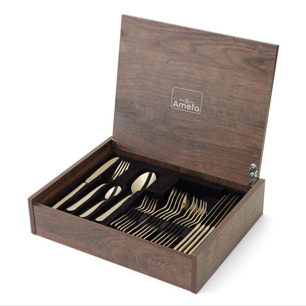 Metropole Cutlery Set - 24 Pieces - Gold