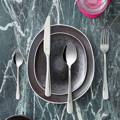 Austin Cutlery Set - 6 Persons - 24 Pieces - Silver Colored