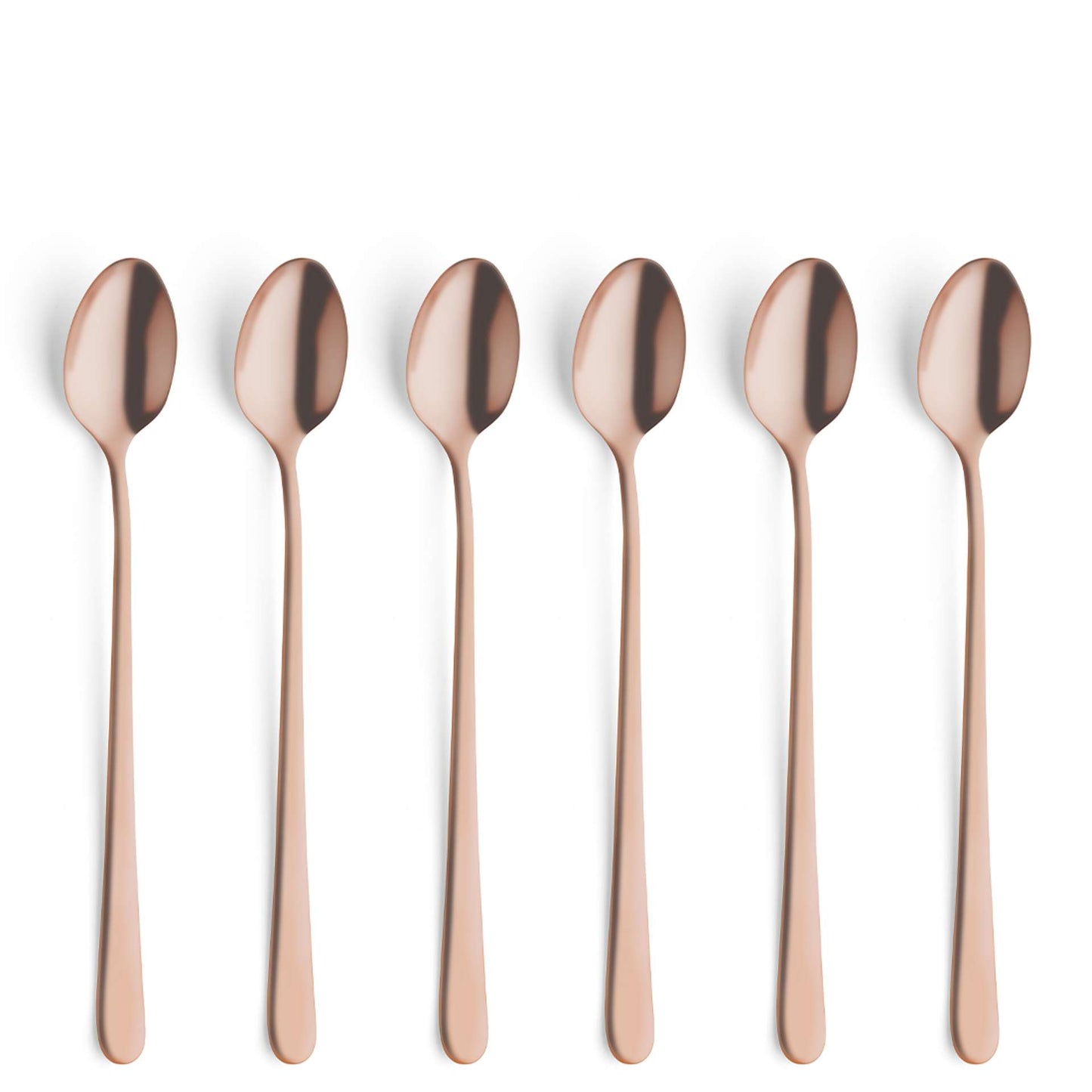 Austin - Longdrink-/Latte macchiato lepels set - 6 Personen - 6-delig - Koper