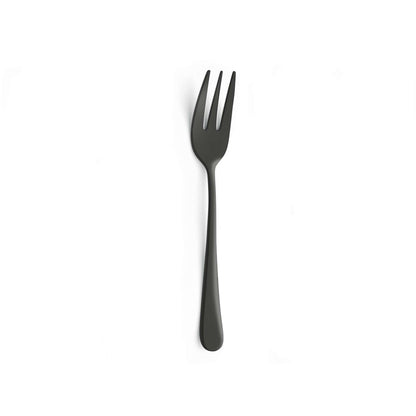 Austin Pastry Fork Set - 6 Persons - 6-Piece - Black