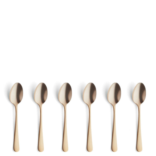 AUSTIN - Mocca-/Espressolepels set - PVD - mat