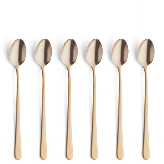 AUSTIN - Longdrink-/Latte macchiato lepels set - PVD - mat