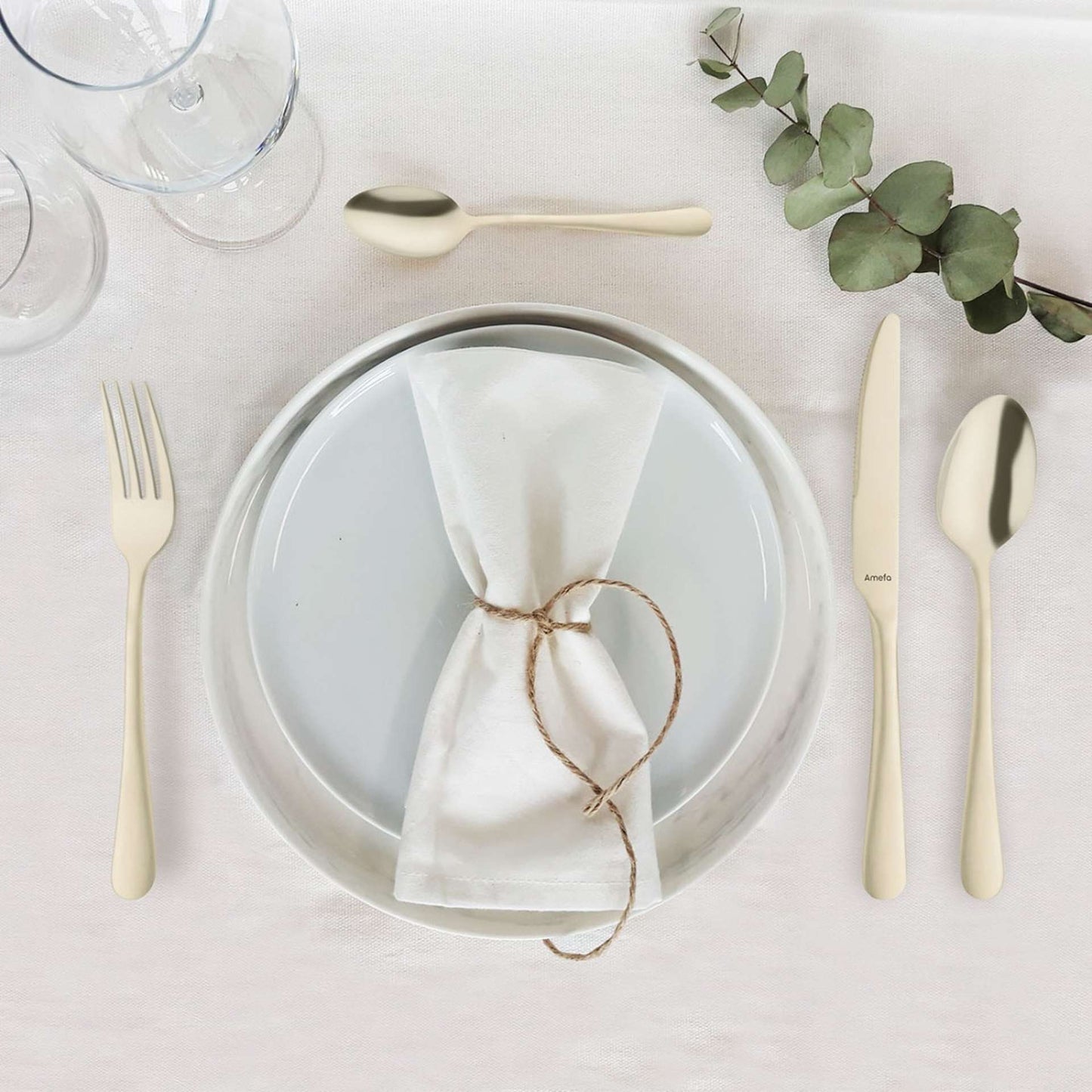 Austin Cutlery Set - 6 Persons - 24-piece - Champagne