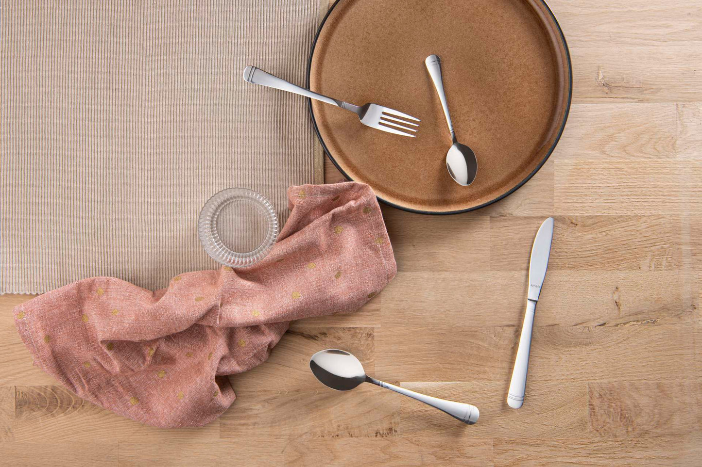 Palermo Cutlery Set - 6 Persons - 24 Pieces - Silver Colored