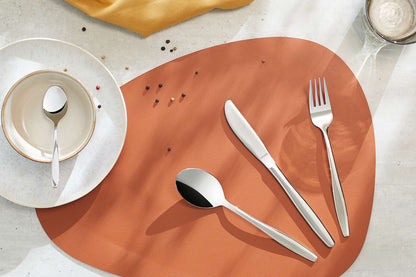 Florence Cutlery Set - 6 Persons - 24 Pieces - Silver Colored