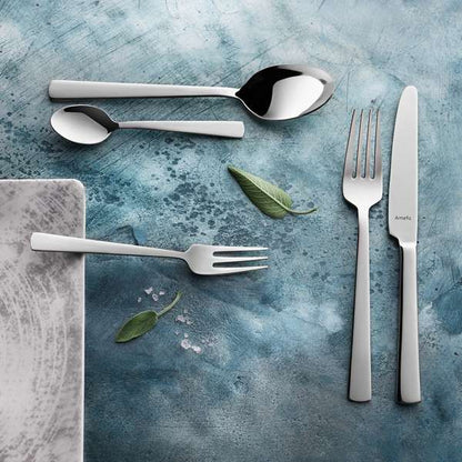 Moderno Cutlery Set - 24 Pieces - Silver Colored