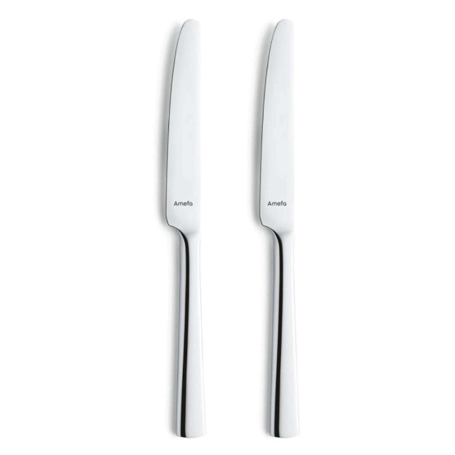 Moderno Table Knife Set - 2 Persons - 2-piece - Silver Colored