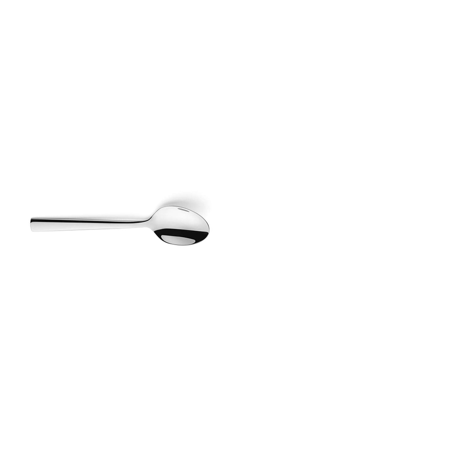 Moderno Mocca/Espresso Spoon Set - 4 Persons - 4-Piece - Silver Colored