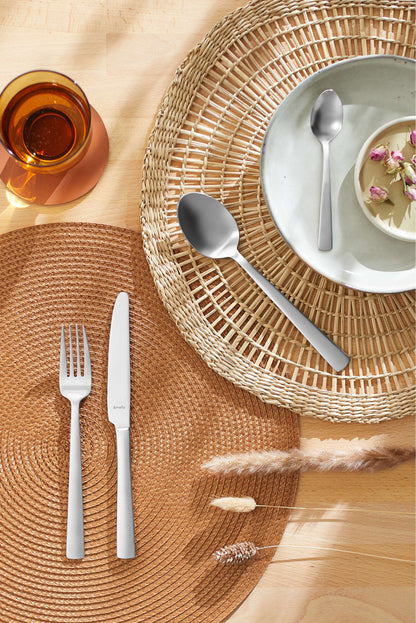 Ventura Cutlery Set - 12 Persons - 78 Pieces - Silver Colored