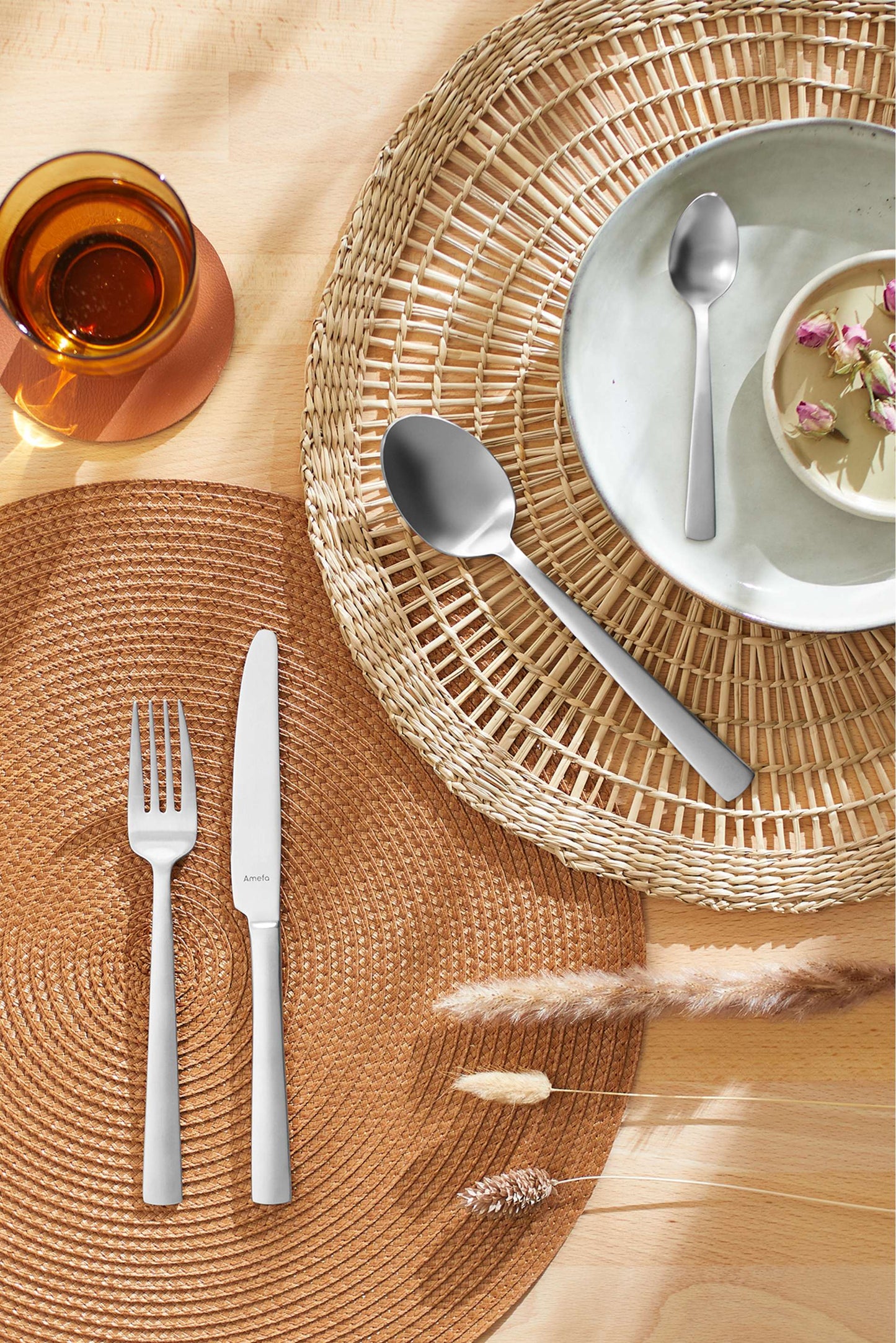 Dessertmessen set massief handvat - 2-delig - 2 Personen - Ventura