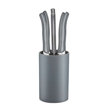 Sky Lag Steak Knives Set - 6 Piece - Gray