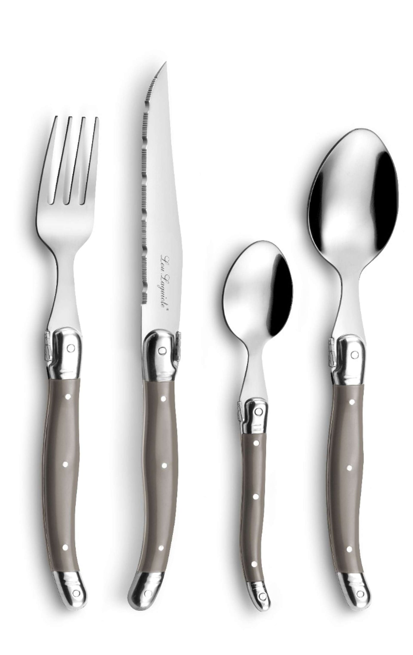 Tradition Cutlery Set - 6 Persons - 24 Pieces - Silver Colored