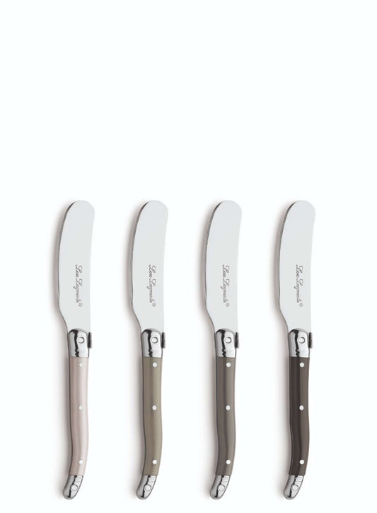 Tradition Butter Knife Set - 4 Piece - Silver Colored