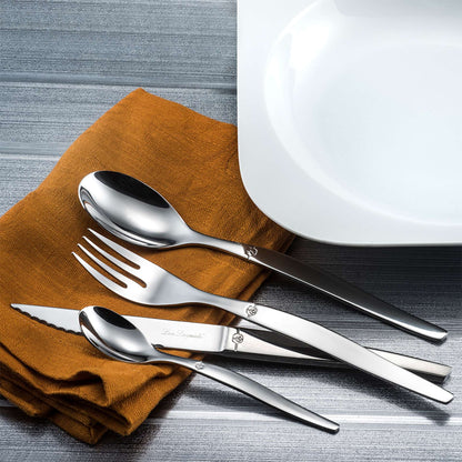 Jet Cutlery Set - 6 Persons - 24 Pieces - Silver Colored