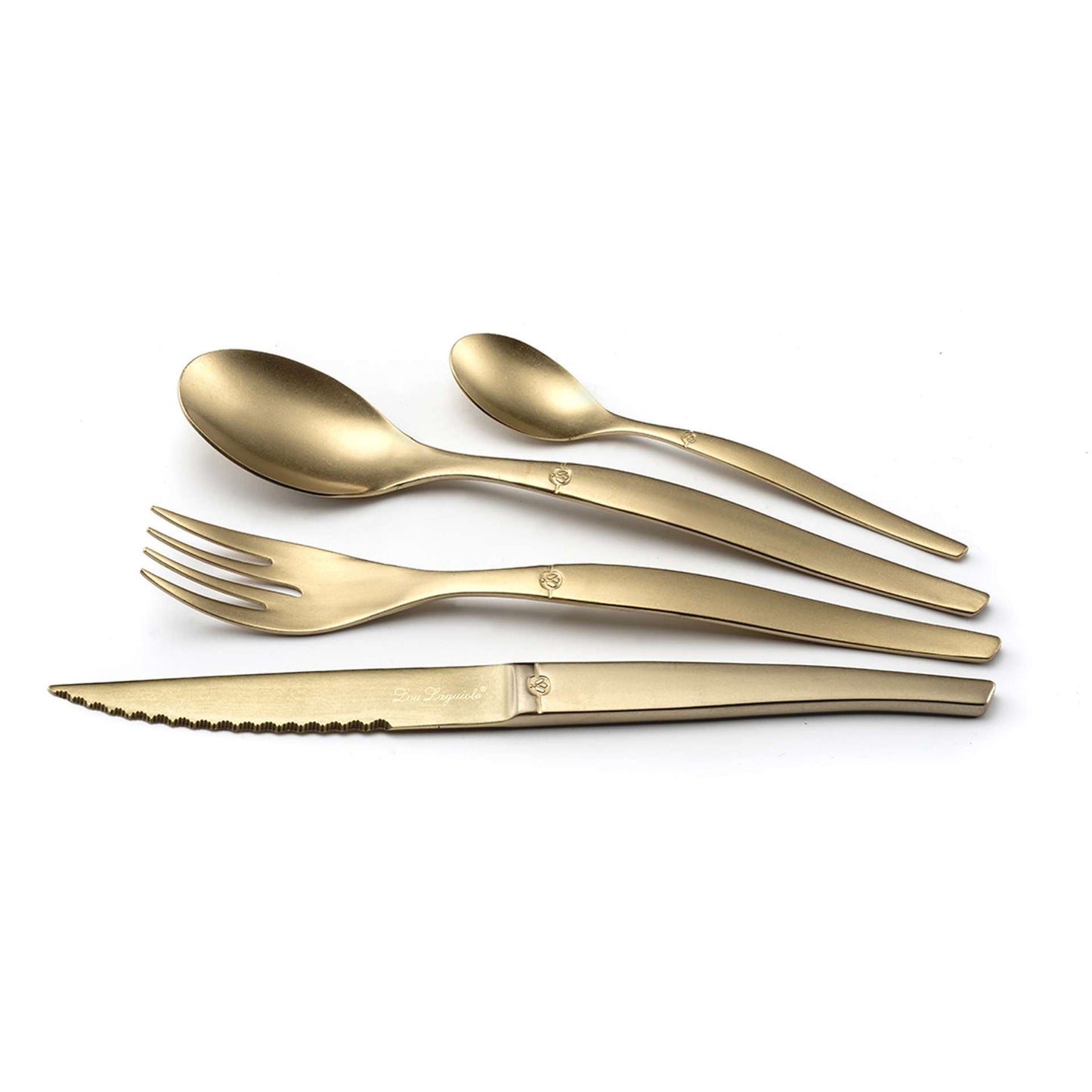 Jet Cutlery Set - 4 Persons - 16-piece - Champagne