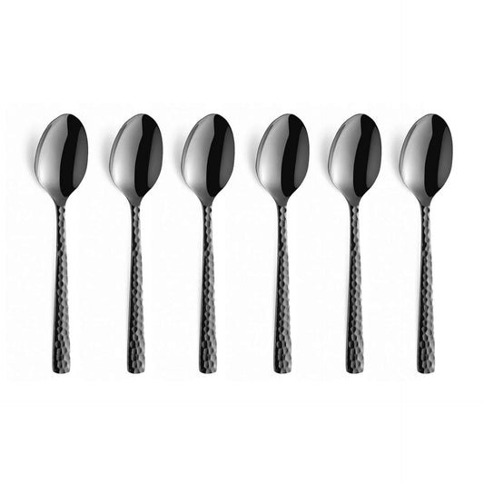 FELICITY - Mocca-/Espressolepels set - PVD - gehamerd