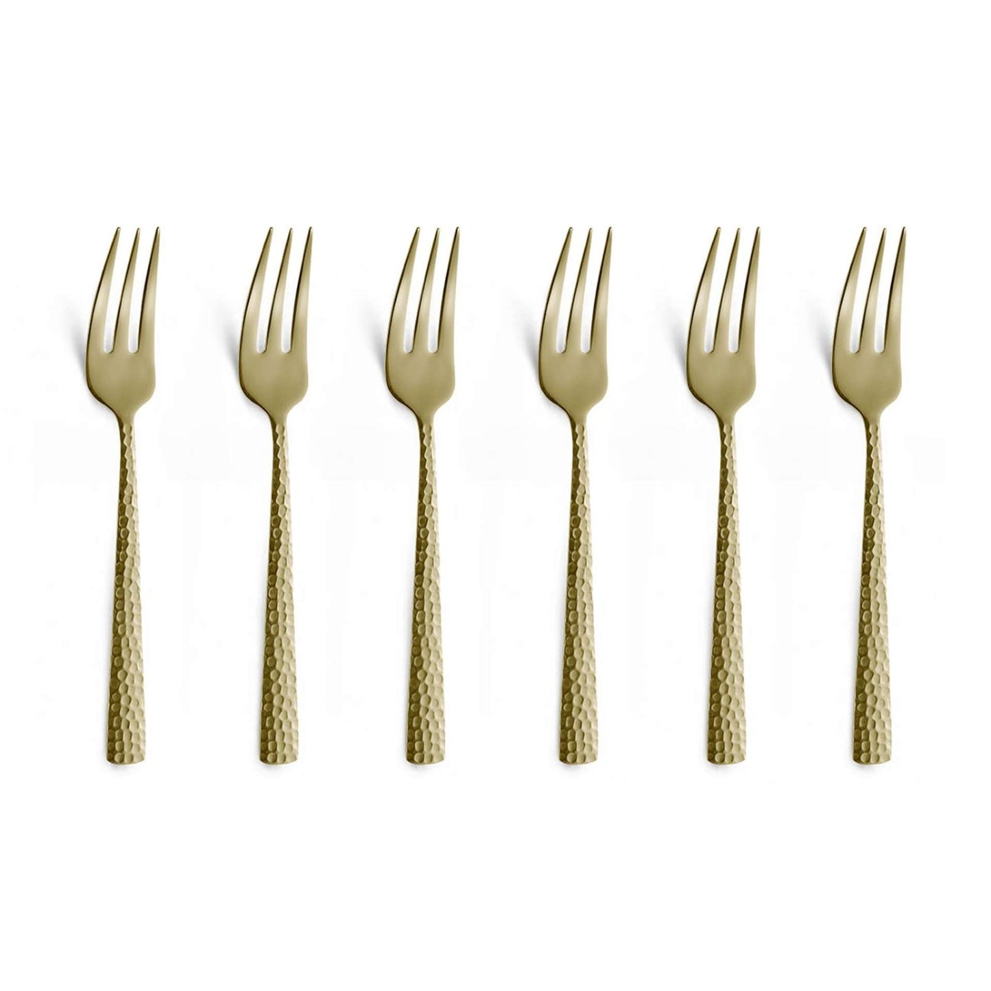 Felicity Pastry Fork Set - 6 Persons - 6-Piece - Champagne