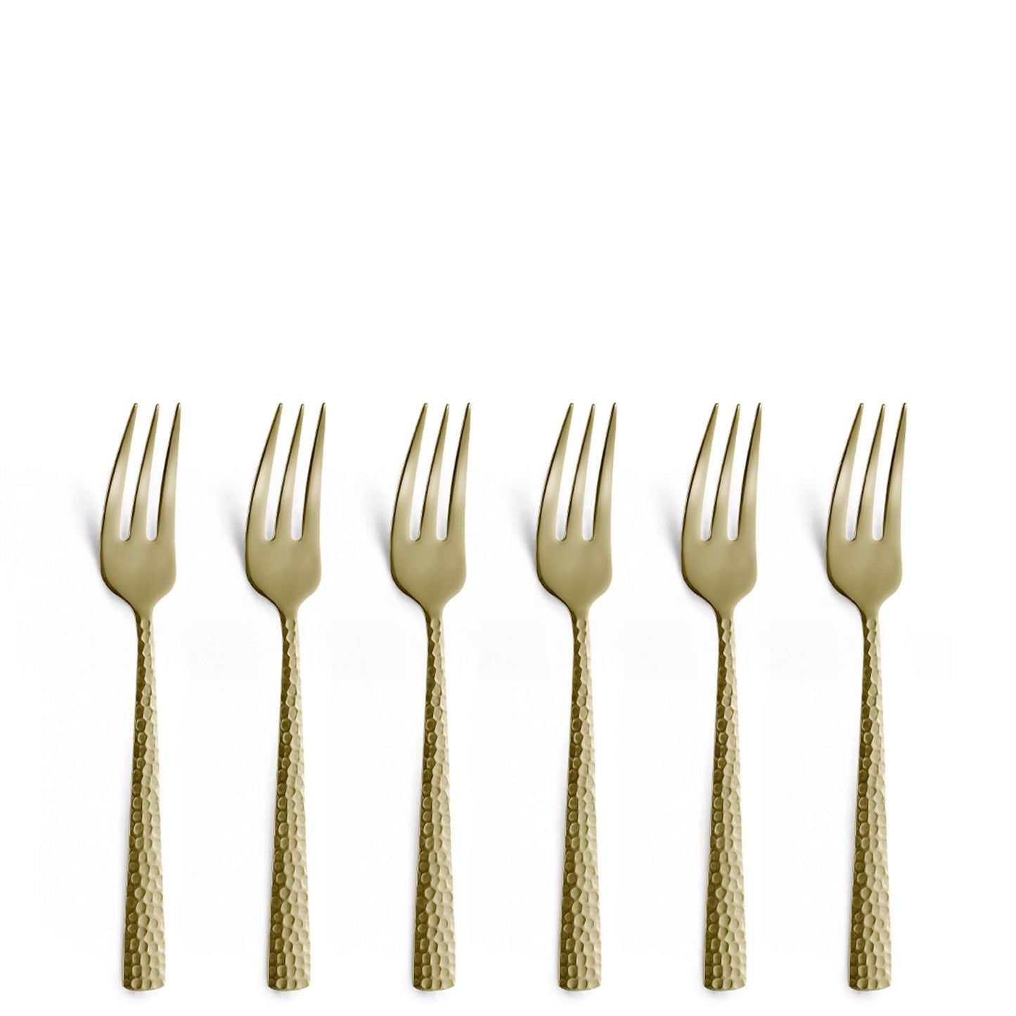 Felicity Pastry Fork Set - 6 Persons - 6-Piece - Champagne