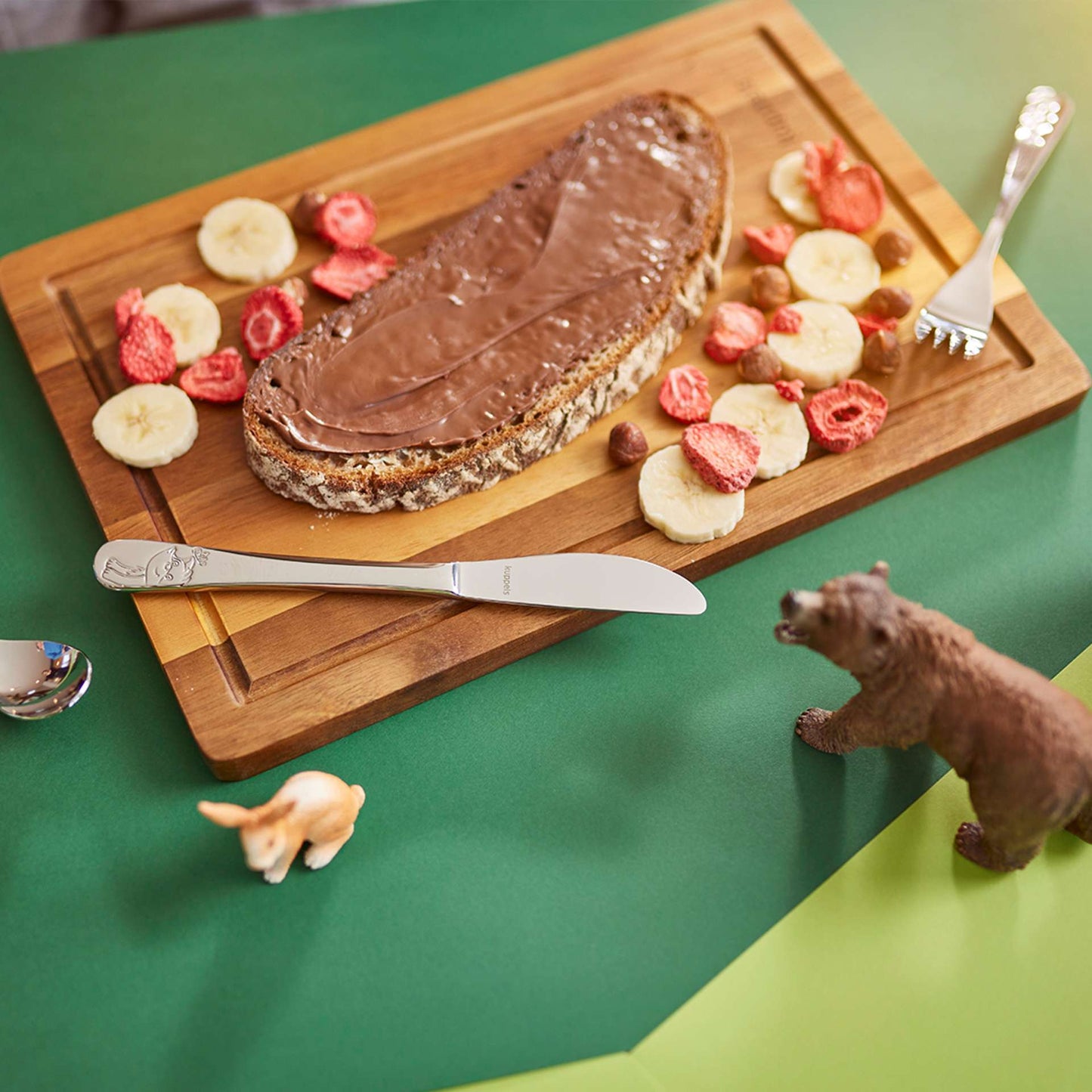 Forest Friends - Kinderbestekset - 1 Person - 4-delig - Zilverkleurig