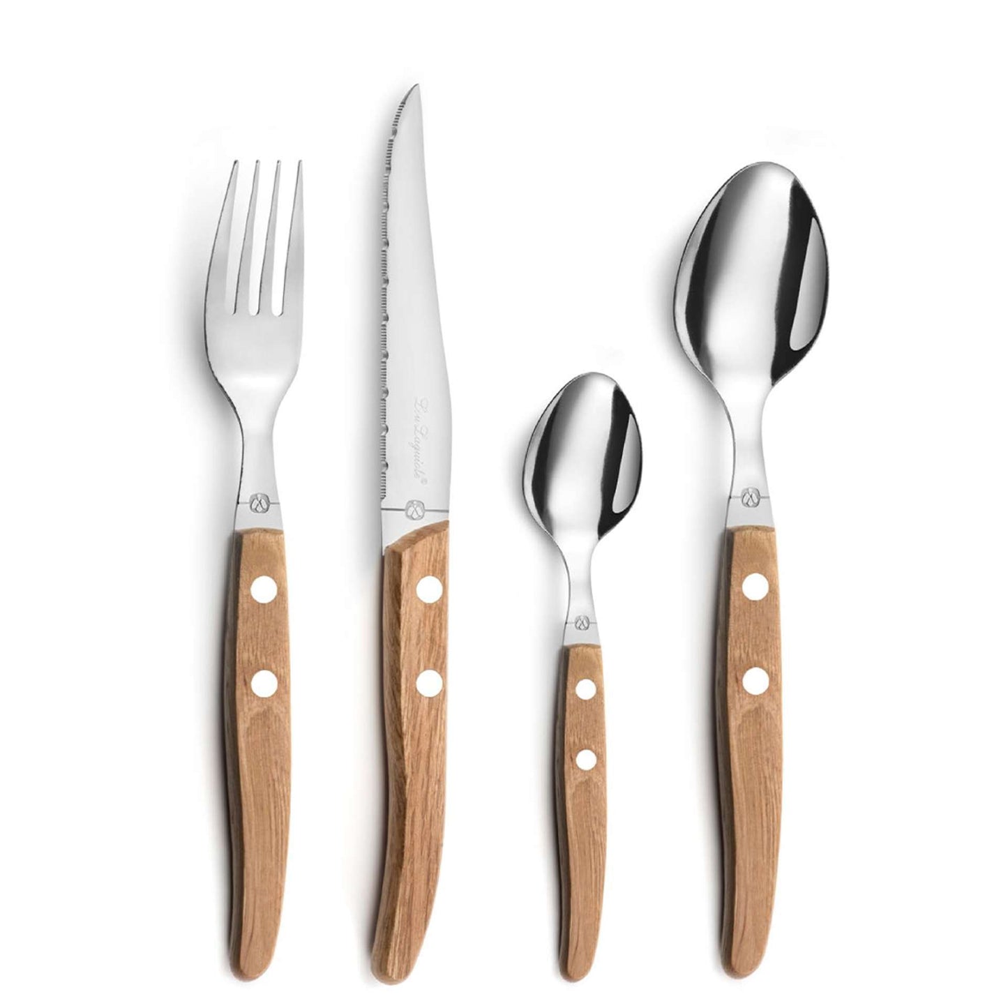 Canopée - Bestekset - 6 Personen - 24-delig - Hout