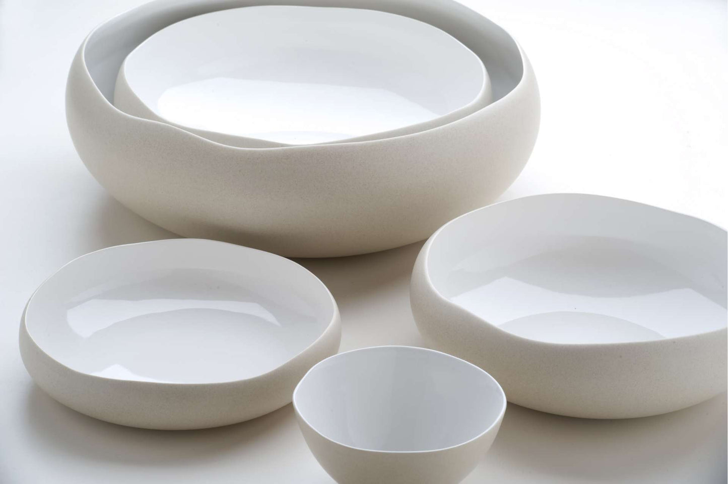 Kom 27 x 27 x 9 cm - 1-piece - Oslo white