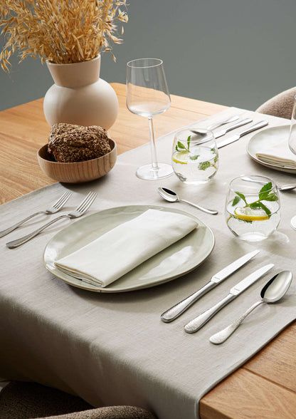 Sierra Dessert Knives Set Solid Handle - 2-Piece - Silver Colored