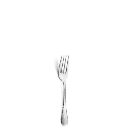 Sierra Pastry Fork Set - 4 Piece - Silver Colored