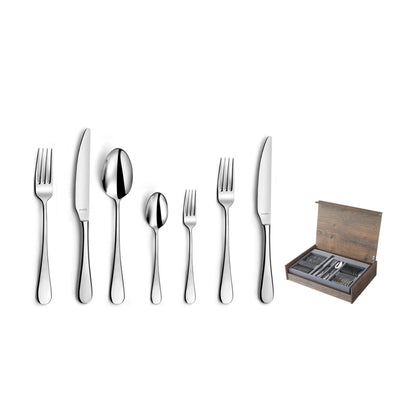 Venus Cutlery Set - 84 Pieces - Silver Colored