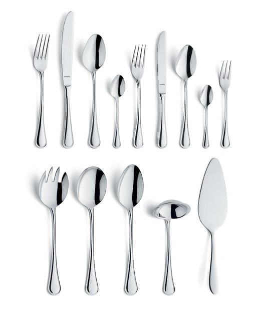 Haydn Cutlery Set - 6 Persons - 60 Pieces - Silver Colored