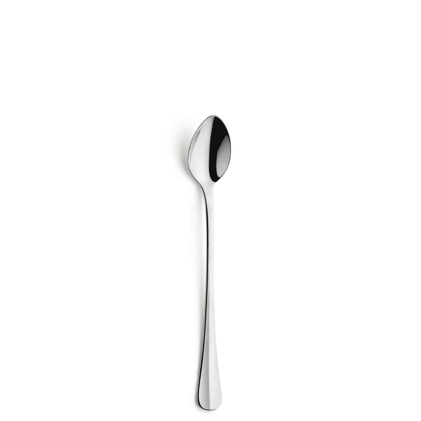 Baguette Longdrink/Latte macchiato spoon set - 6 persons - 6-piece - Silver colored
