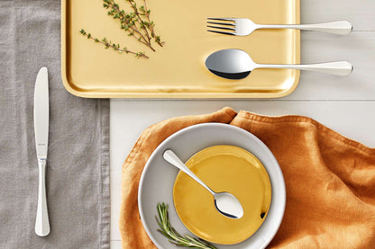 Dessertmessen set massief handvat - 2-delig - 2 Personen - Baguette