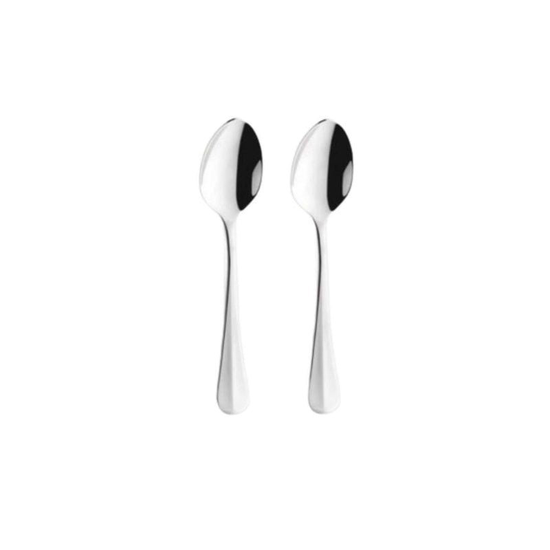 Baguette - Dessertlepels set - 2 Personen - 2-delig - Zilverkleurig