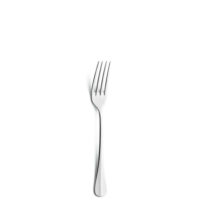 Baguette Dessert Forks Set - 2 Persons - 2-Piece - Silver Colored