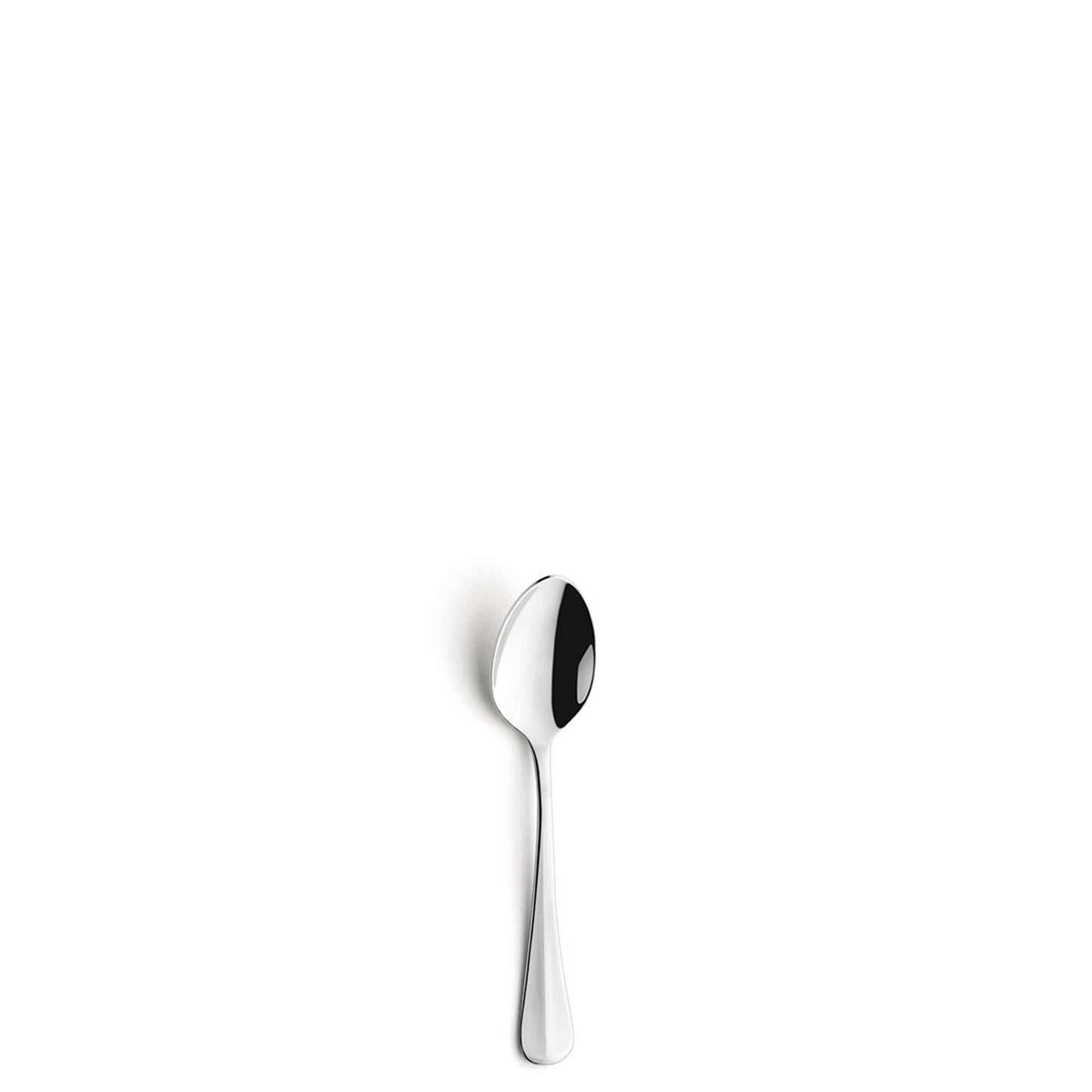 Baguette Mocha/Espresso Spoon Set - 4 Persons - 4-Piece - Silver Colored