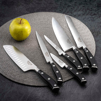 Vulcano Chef's Knife 6.5" - Black