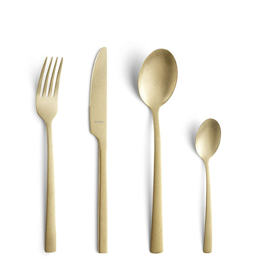 Manille Cutlery Set - 4 Persons - 16 pieces - Champagne