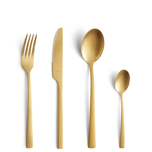 Manille Cutlery Set - 4 Persons - 16 Pieces - Gold