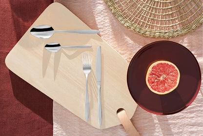 Ariane Cutlery Set - 6 Persons - 24 Pieces - Silver Colored